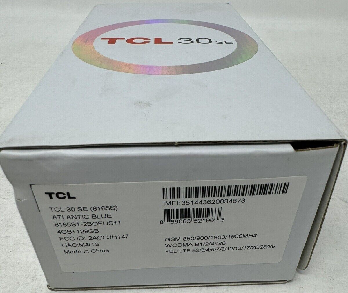 TCL 30 SE 6165S Dual SIM GSM + WCDMA Smartphone 128GB Global Unlocked Cell Phone