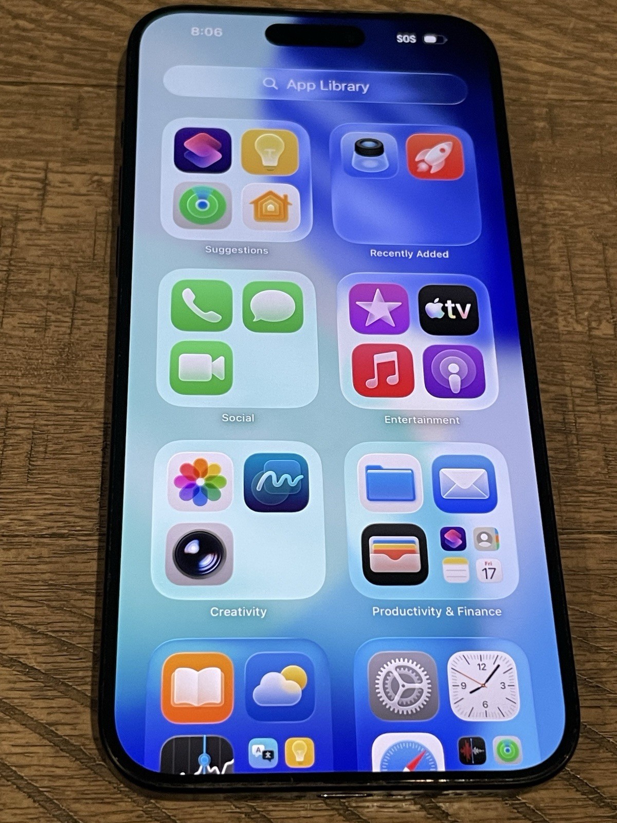 Factory Unlocked Apple iPhone 15 Pro Max 512GB Blue Titanium MU693LL/A