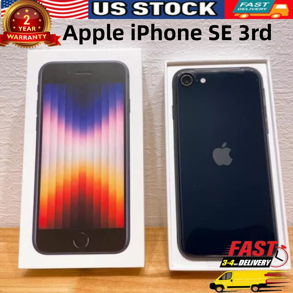 💯New in Box Sealed Apple iPhone SE 3rd Gen 128G/64G Fully Unlocked ALL GSM+CDMA