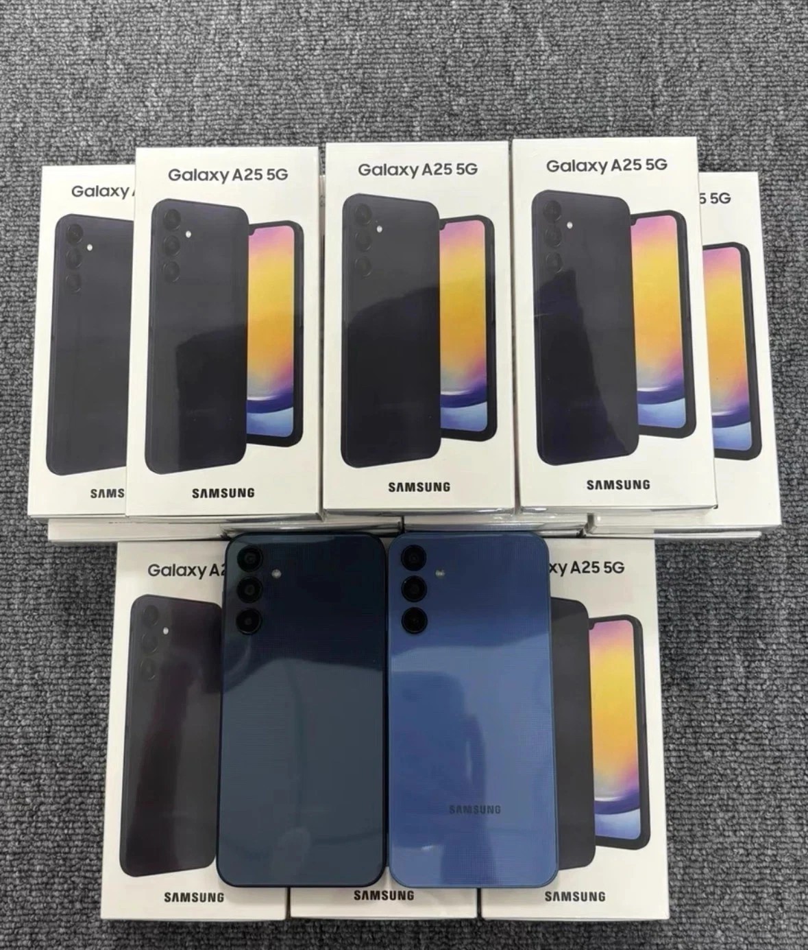 NEW Samsung Galaxy A25 5G SM-S256VL 128GB 6GB Fully Unlocked – Blue Black -USA c