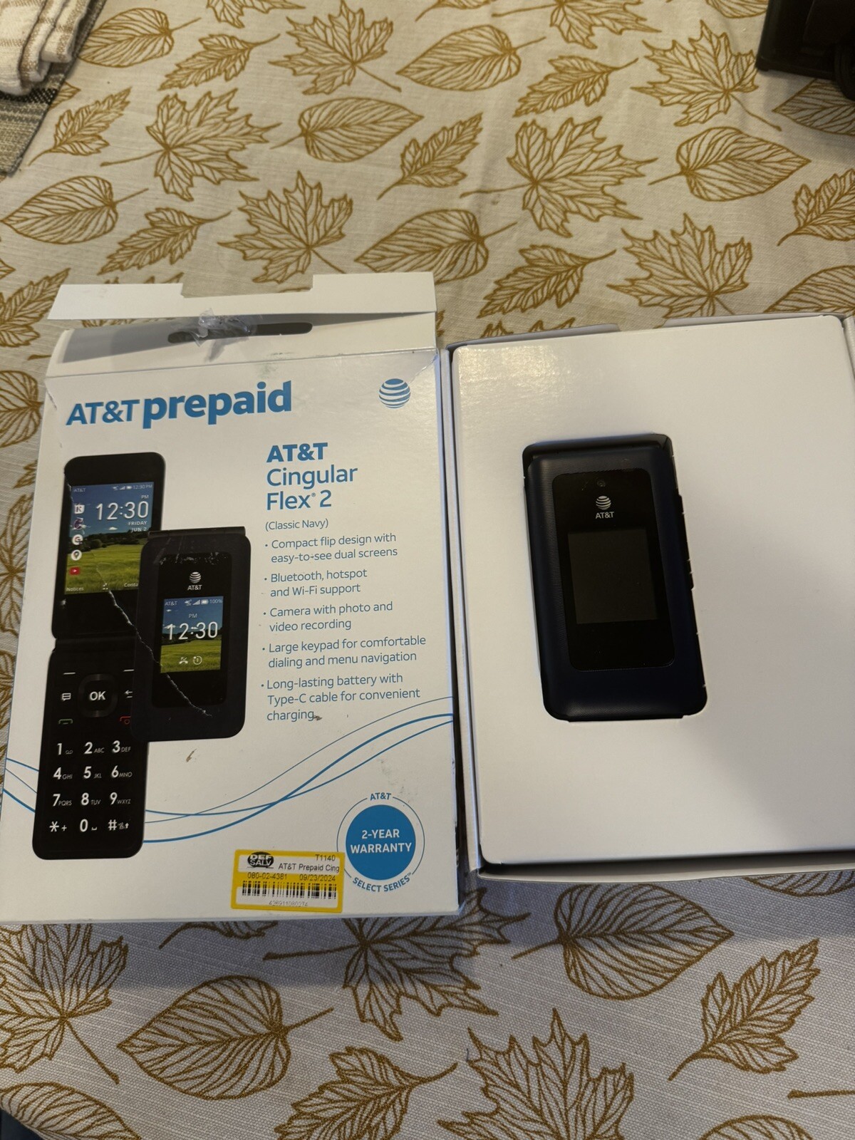 AT&T Prepaid Cingular Flex 2 (4GB) PREPAID Smartphone Classic Navy