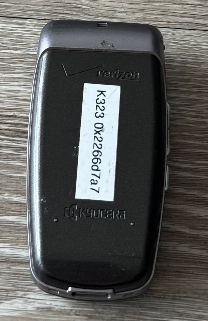 Kyocera K342 Verizon Flip Phone – For Parts or Repair