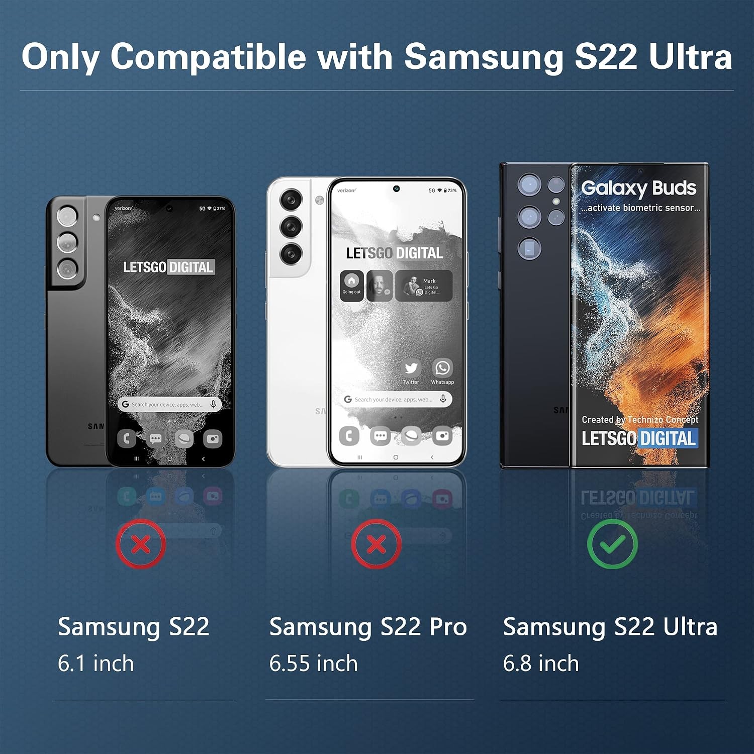 Clear 3-Pack of 3D Curved Tempered Glass Screen Protectors for Samsung Galaxy S2