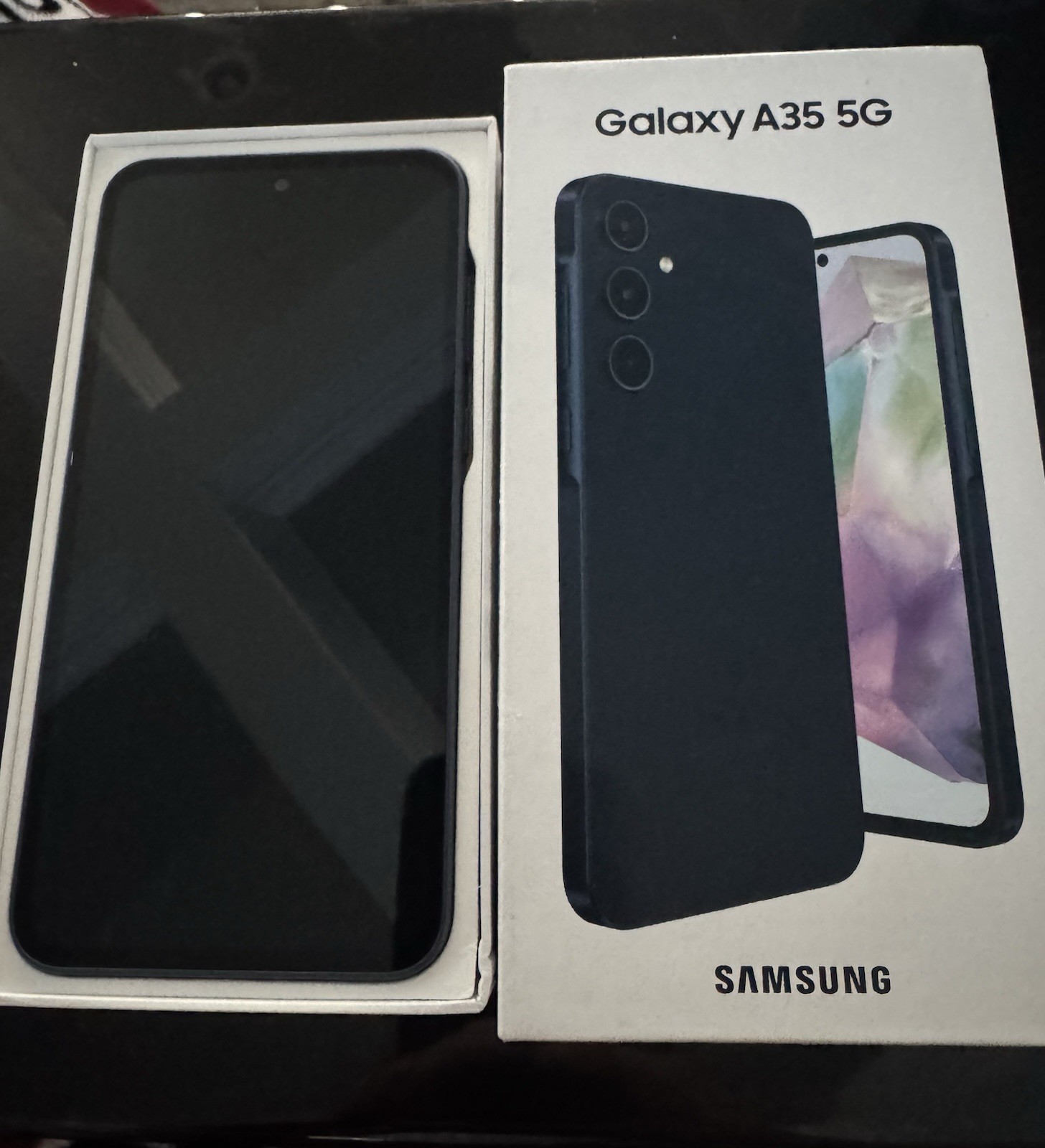Samsung Galaxy A35 5G Smartphone 128GB Spectrum Mobile Awesome Navy