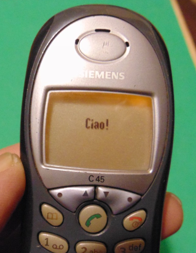 SIEMENS C45 – WORKING