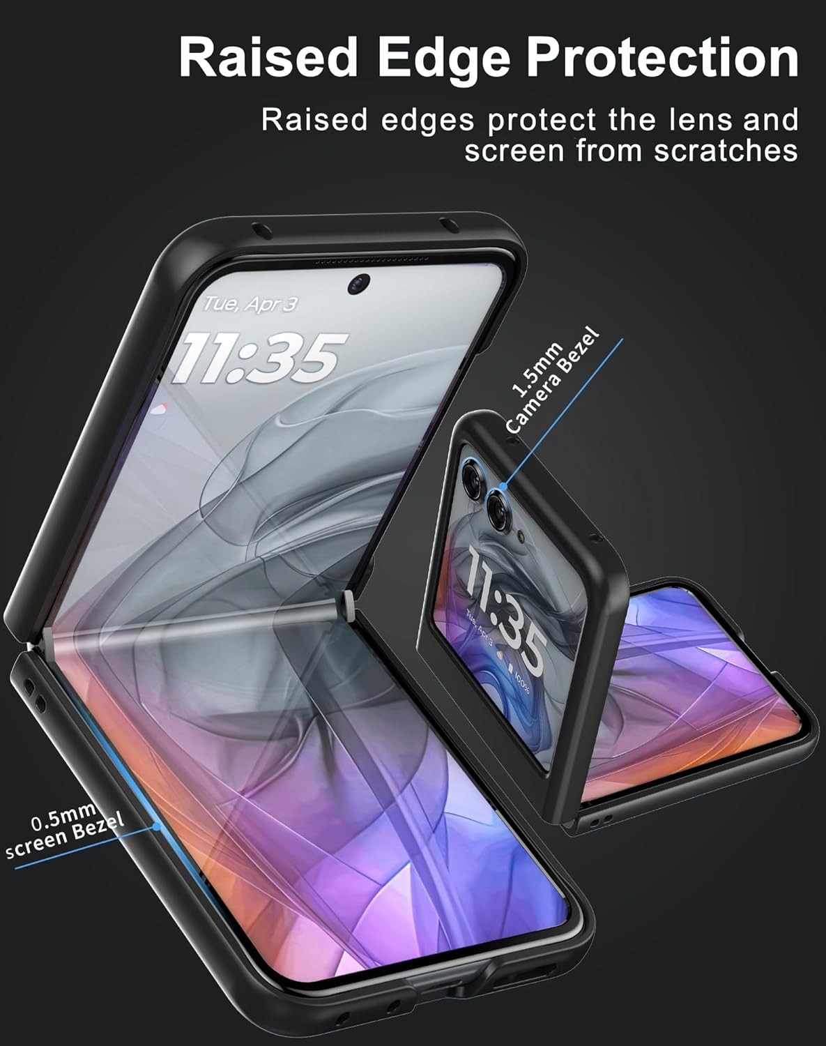 Case for Motorola Razr 2024/2025/2026 – Thin Hard Matte Polycarbonate Cover