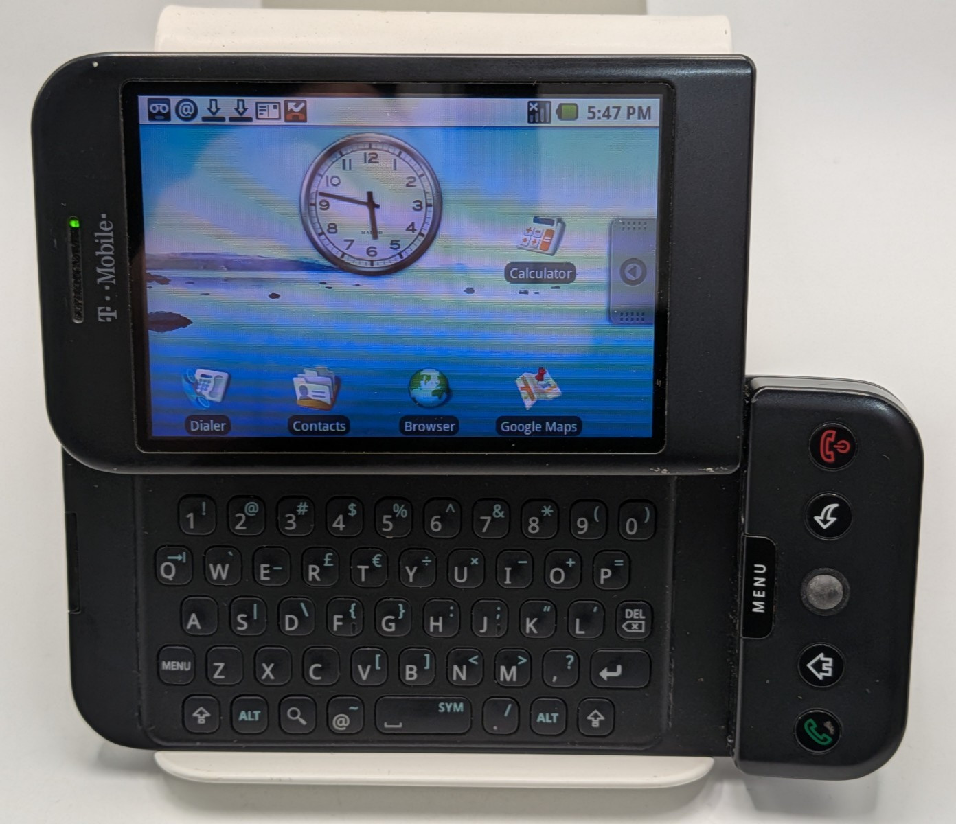 HTC Dream Google G1 (DREA100) (T-Mobile) Black Android Smartphone