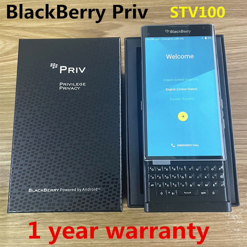 BlackBerry Priv 32GB 18MP Slider 4G LTE Unlocked Android Smartphone-