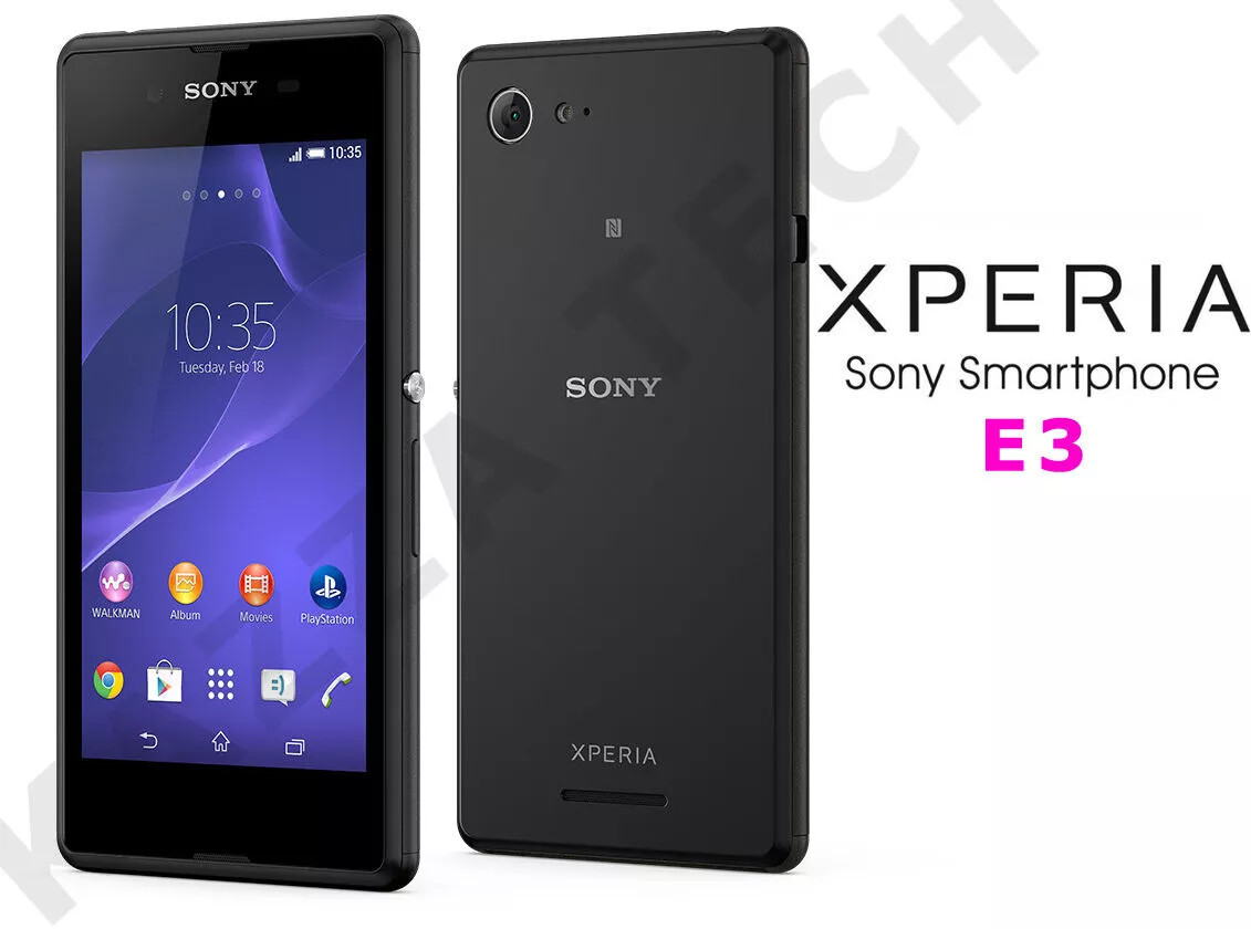 Sony Xperia E3 D2203 LTE 4G without Simlock Bluetooth GPRS GPS Quad-Band1GB RAM