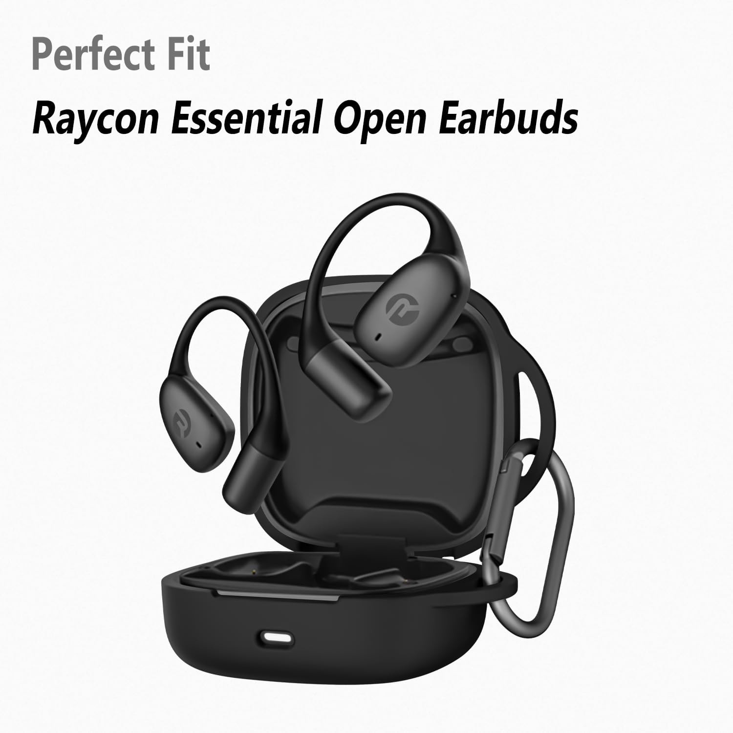 Silicone Case for Raycon Essential Open Earbuds, Soft Flexible Protective Cover