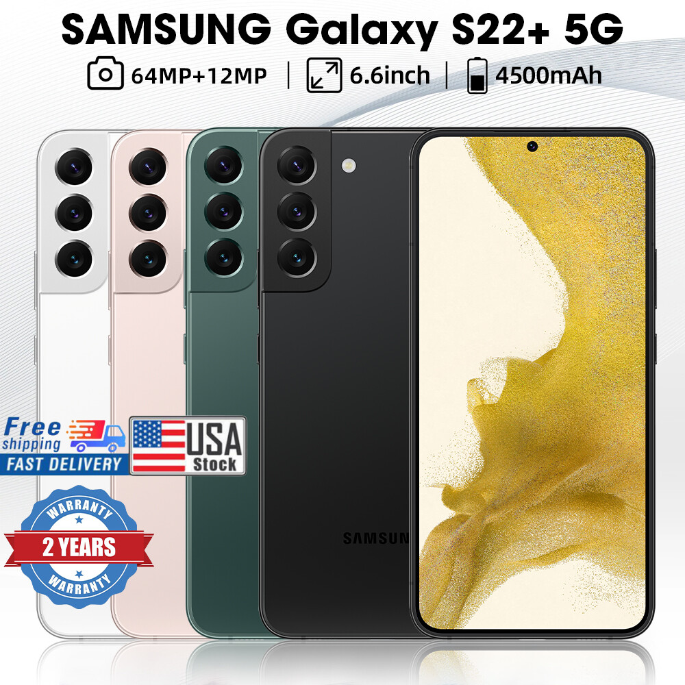 😍NEW SEALED SAMSUNG GALAXY S22+ PLUS 5G SM-S906U1 256G/128GB FACTORY UNLOCKED