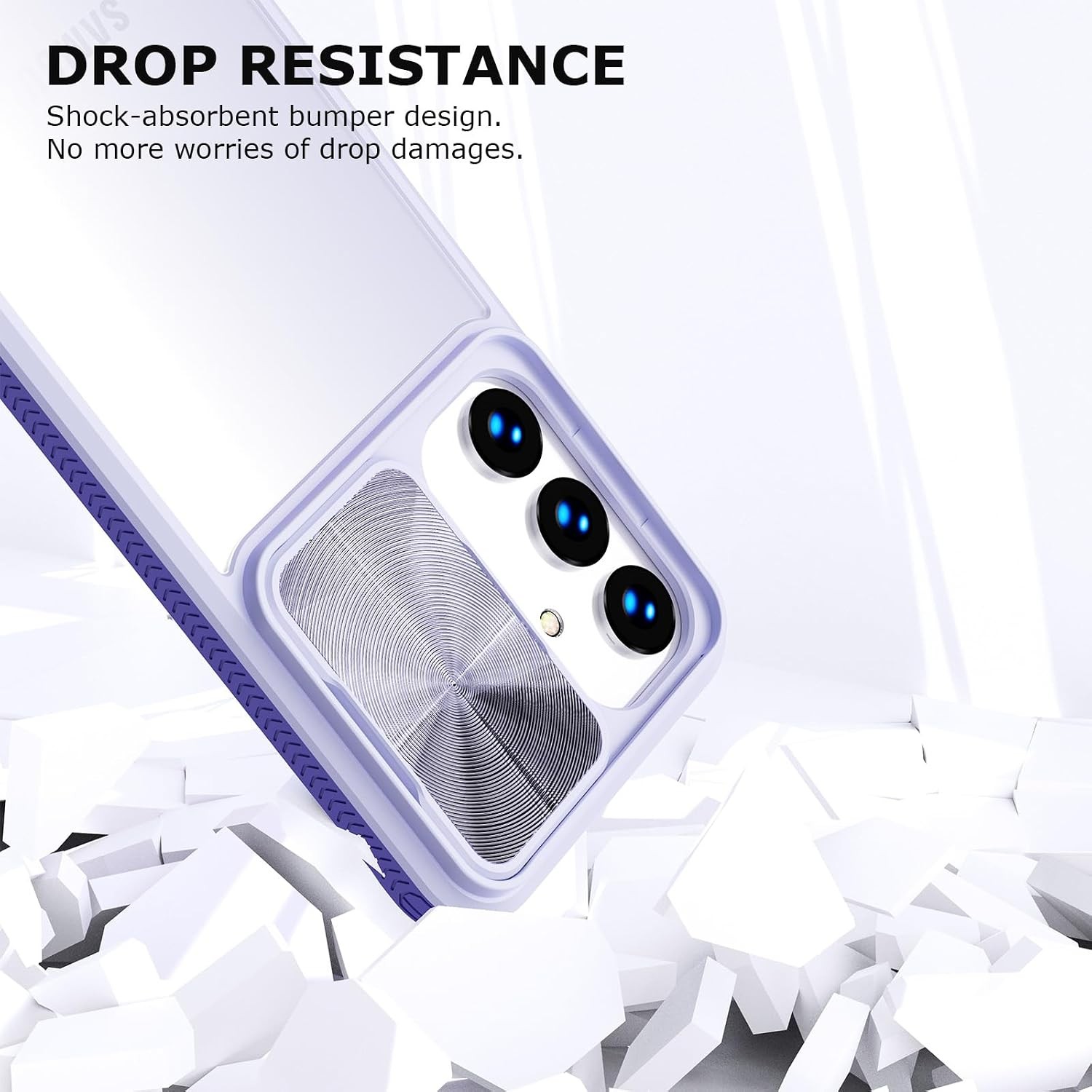 6.8 inch Clear Slim Fit Shockproof Case for Samsung Galaxy S25 Ultra 5G