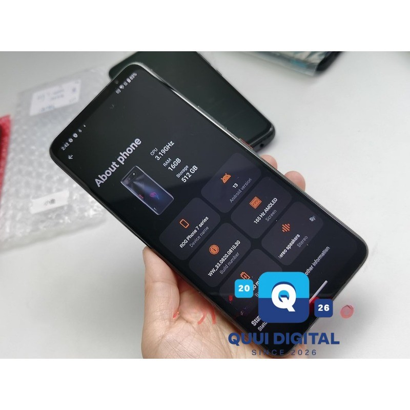 ASUS ROG Phone 7 – 256GB/512GB – Phantom Black/Storm White (Unlocked) Smartphone