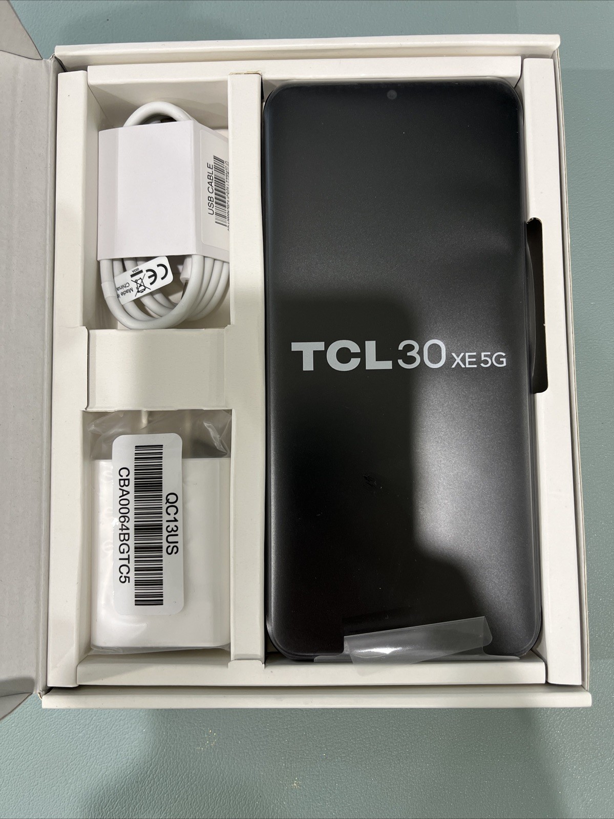 Unlocked TCL 30XE 5G 64 GB Black 6.5″ HD+ 13MP NEW
