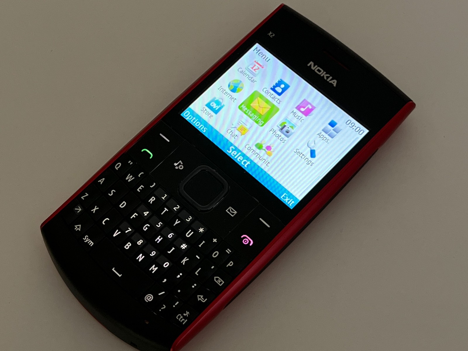 Original Nokia X2-01 – 64 MB – Red (Unlocked)