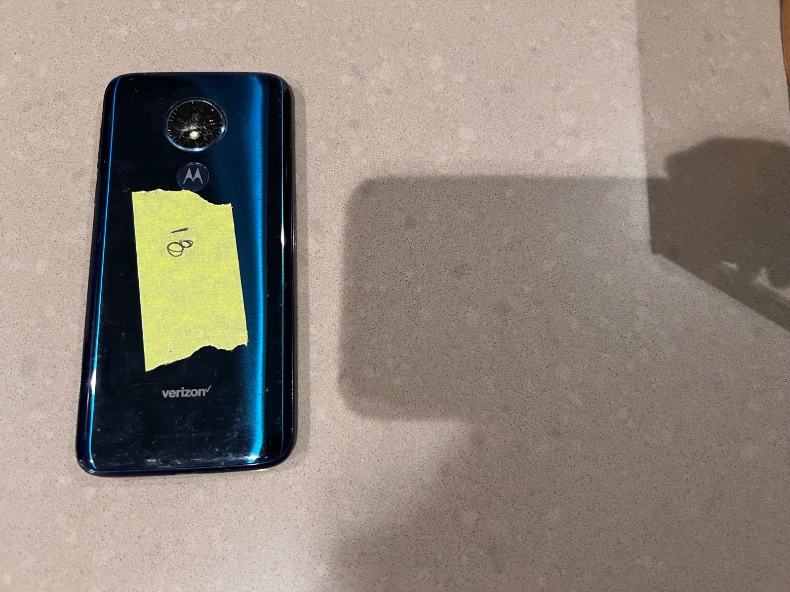 Defective Motorola moto G7 power (XT1955-6) 32GB (Verizon) – A2
