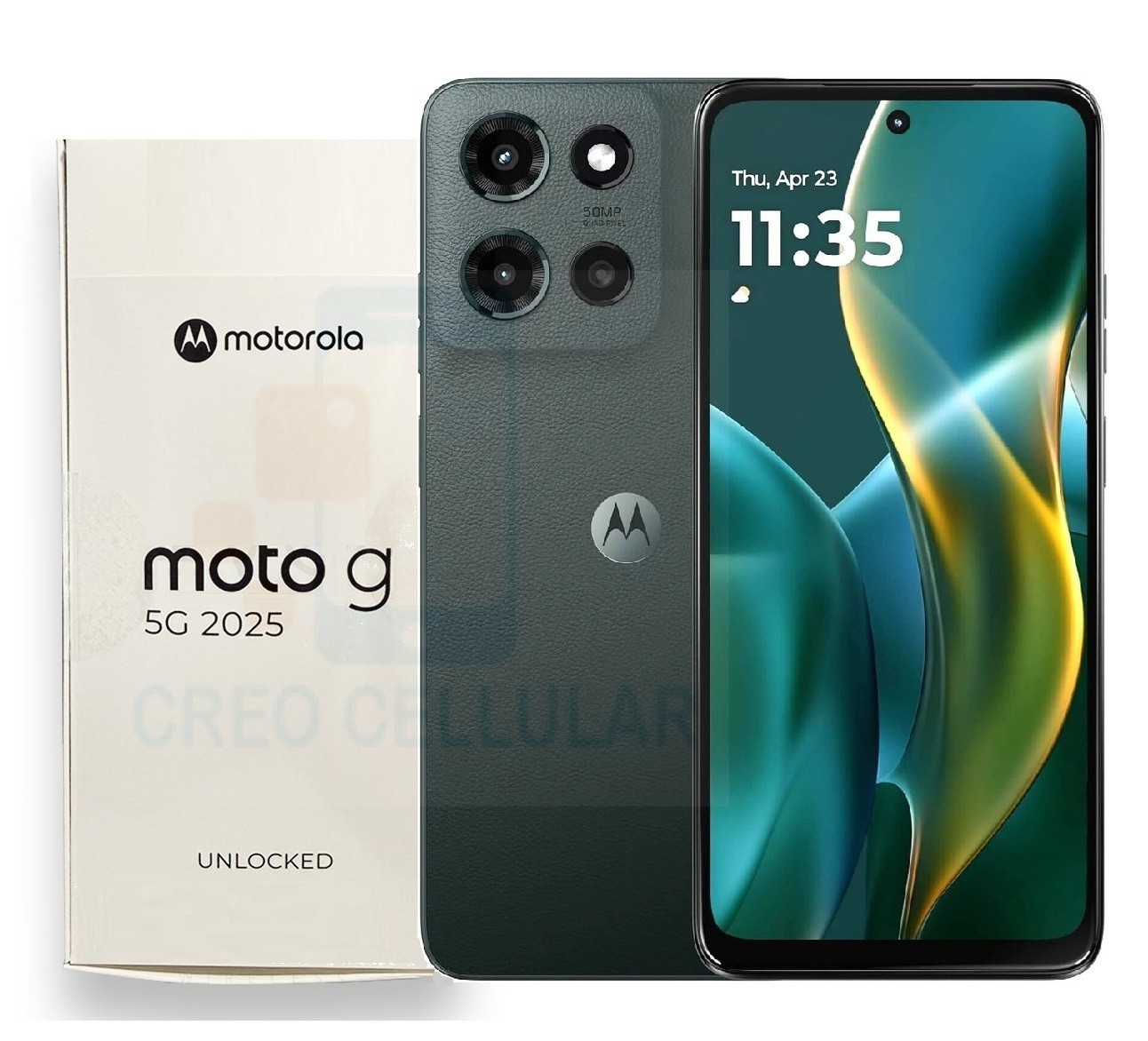 Motorola Moto G 5G (2025) – Fully Unlocked – Froest Gray – New in Box