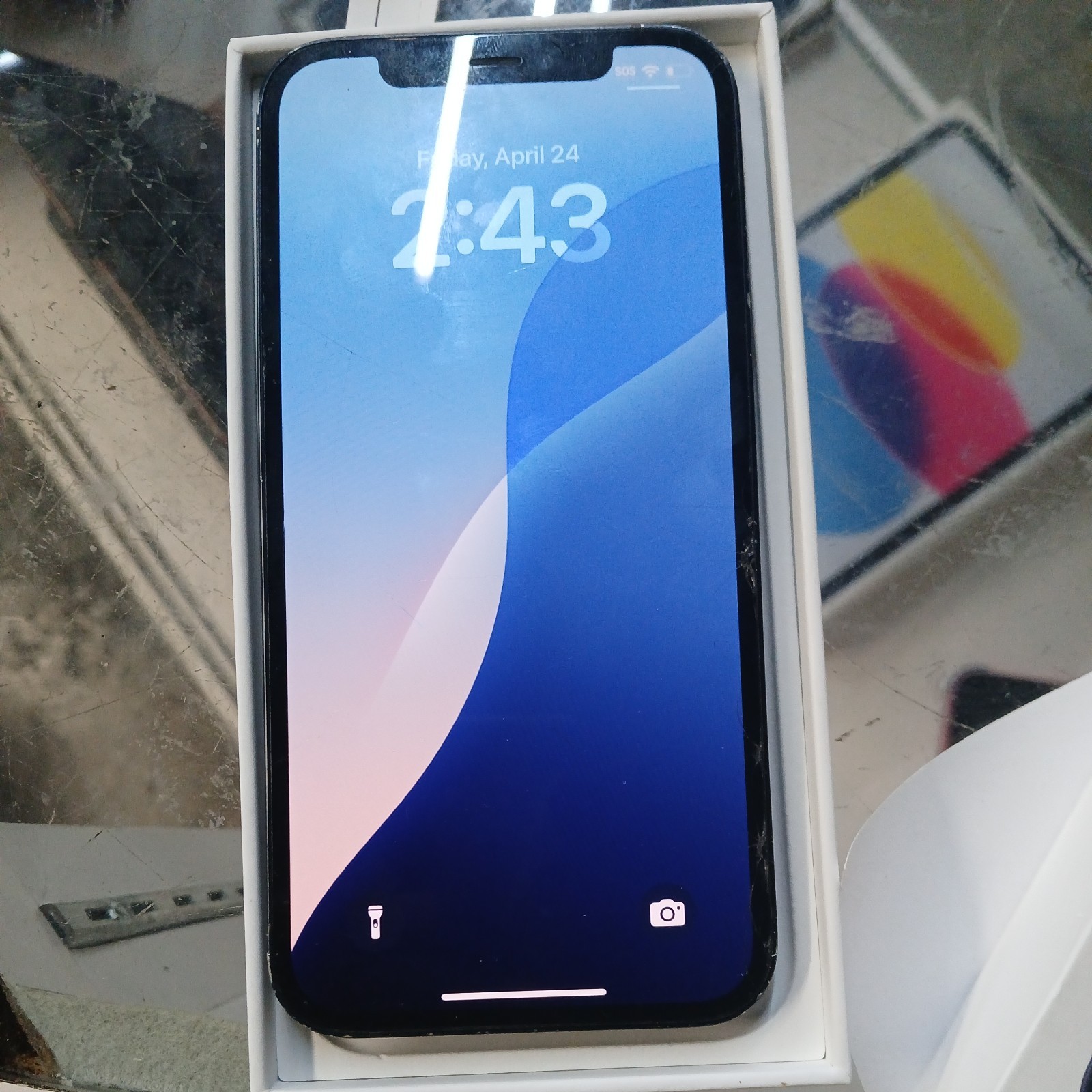 iPhone 12 64GB, Black, Unlocked fort part