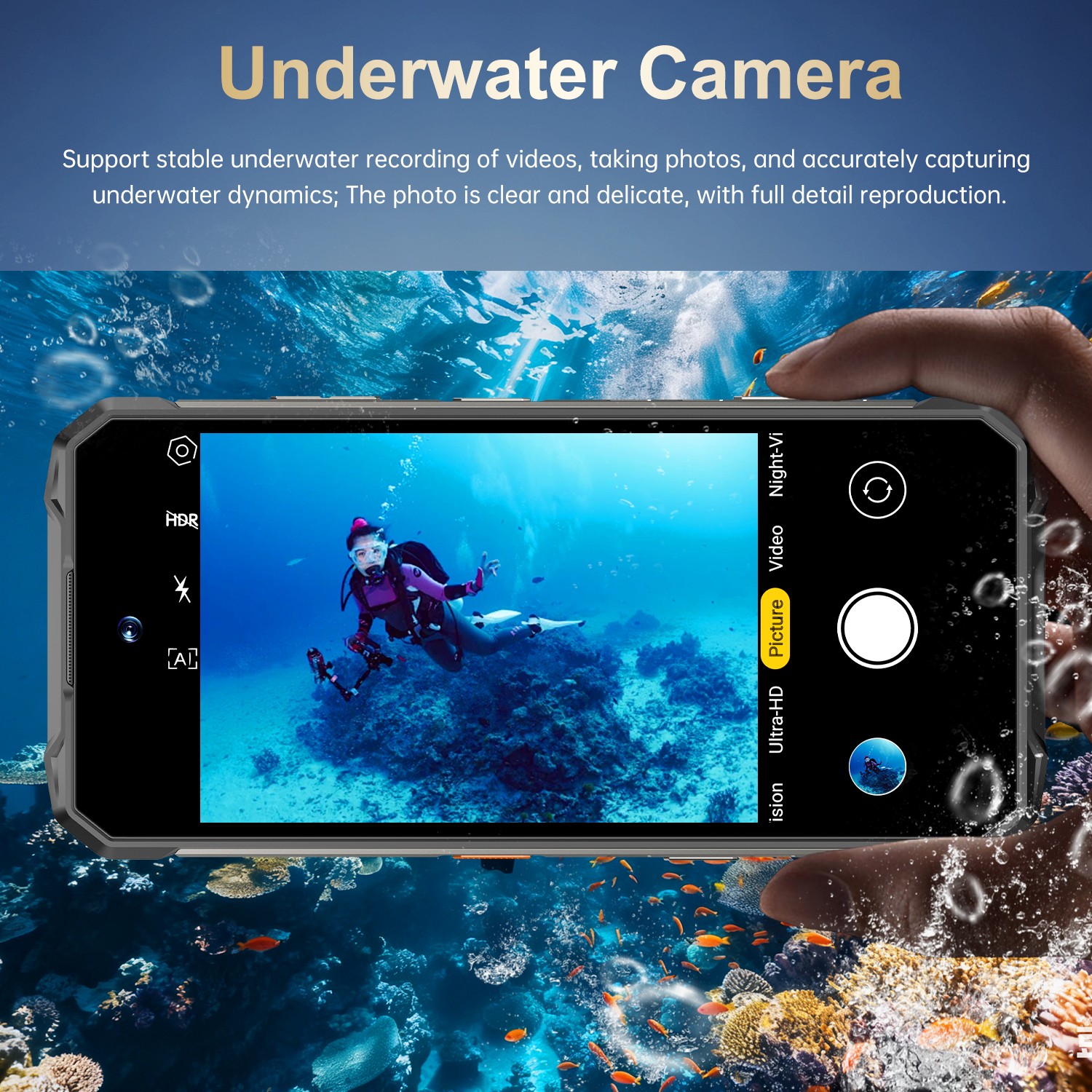 GAMAKOOO 26 Ultra Rugged Smartphone 256G Dual Sim 5G Unlocked Cell Phone 10000mA