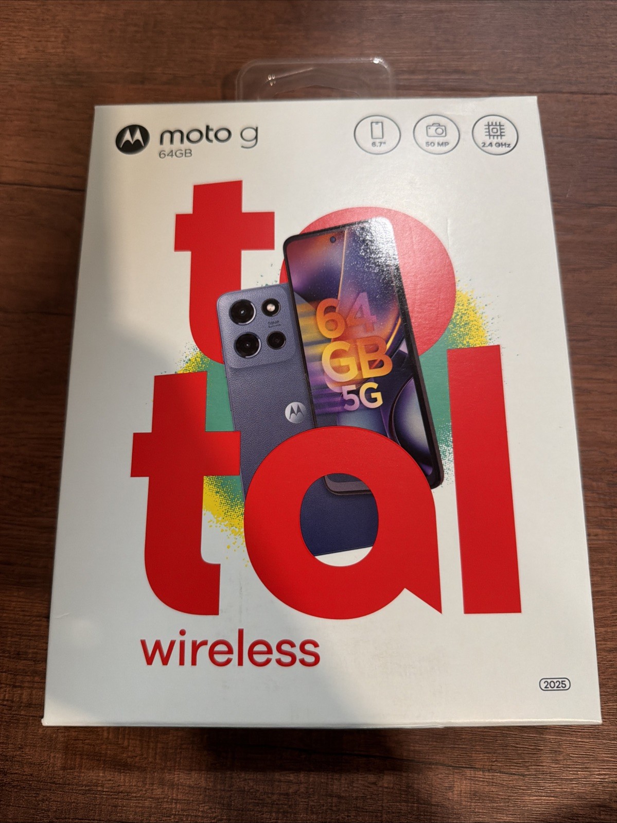 Motorola Moto G [2025] 64GB 6.7″ 50MP Android Phone [For Total Wireless] – New