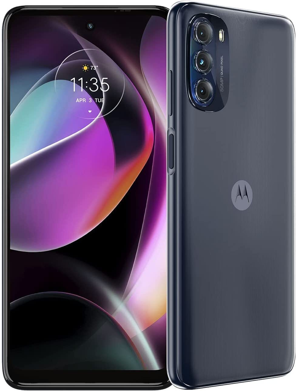 For Cricket ✨ Motorola Moto G (2022) 64GB 4GB RAM Moonlight Gray – Excellent