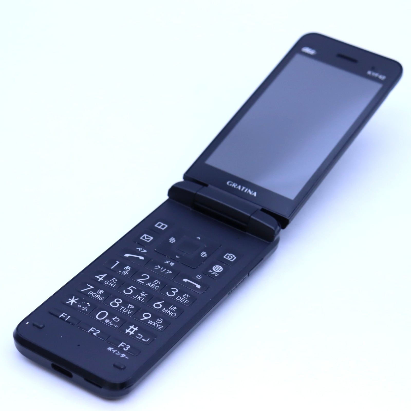 KYOCERA KYF42 au Flip Phone Keitai Unlocked 4G Black Android 10 Japan seller