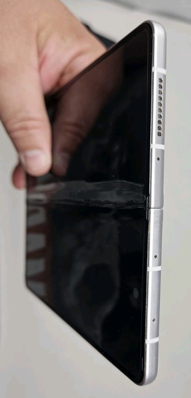 Samsung Galaxy Z Fold 3 5G Silver Internal Screen Not Working PARTS SM-F926U1