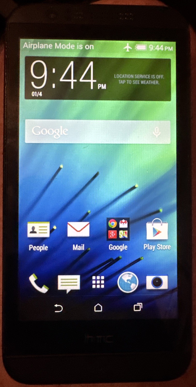 HTC Desire 510 OPCV220 8GB Black (Cricket) Fast Ship Very Good Used