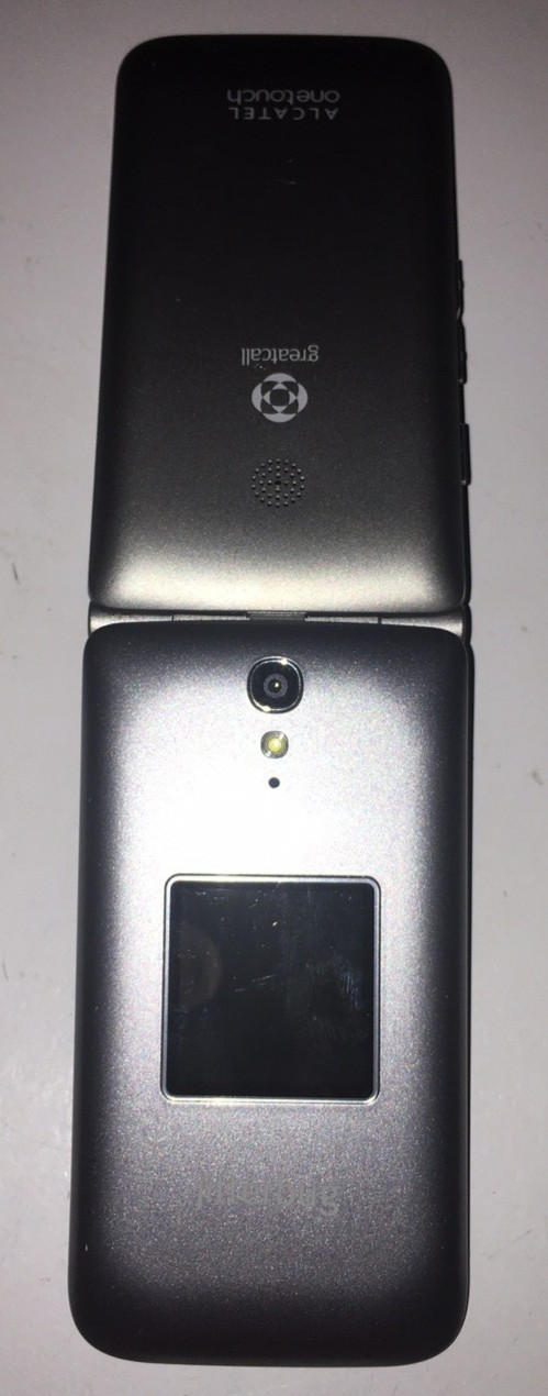 GreatCall Jitterbug Alcatel OneTouch Easy-to-Use Cell Phone Silver EXCELLENT