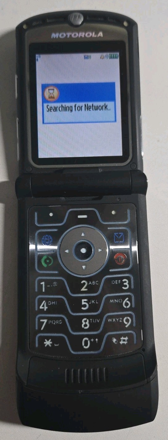 Motorola Razr V3 Black Cingular Cellular Phone