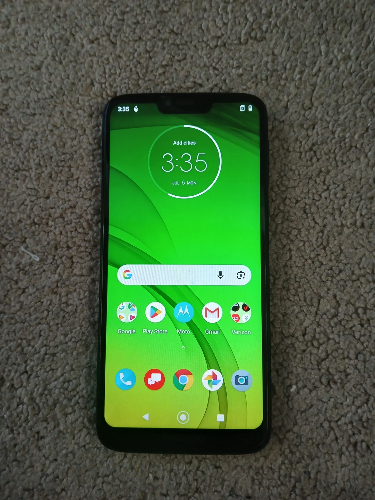 Motorola Moto G7 Power 32GB XT1955-6 Marine Blue Verizon Only – Good