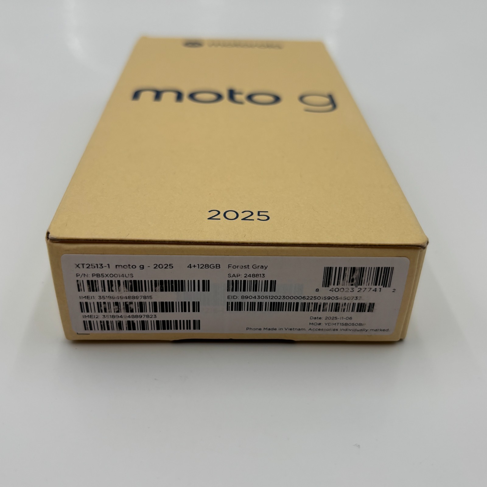Motorola Moto G 2025 4GB 128GB Forest Gray Unlocked XT2513-1 New Sealed
