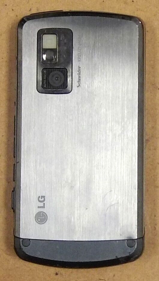 LG Shine KE970 – Gray and Silver ( Unlocked ) Super Rare Slider Phone – Bundled