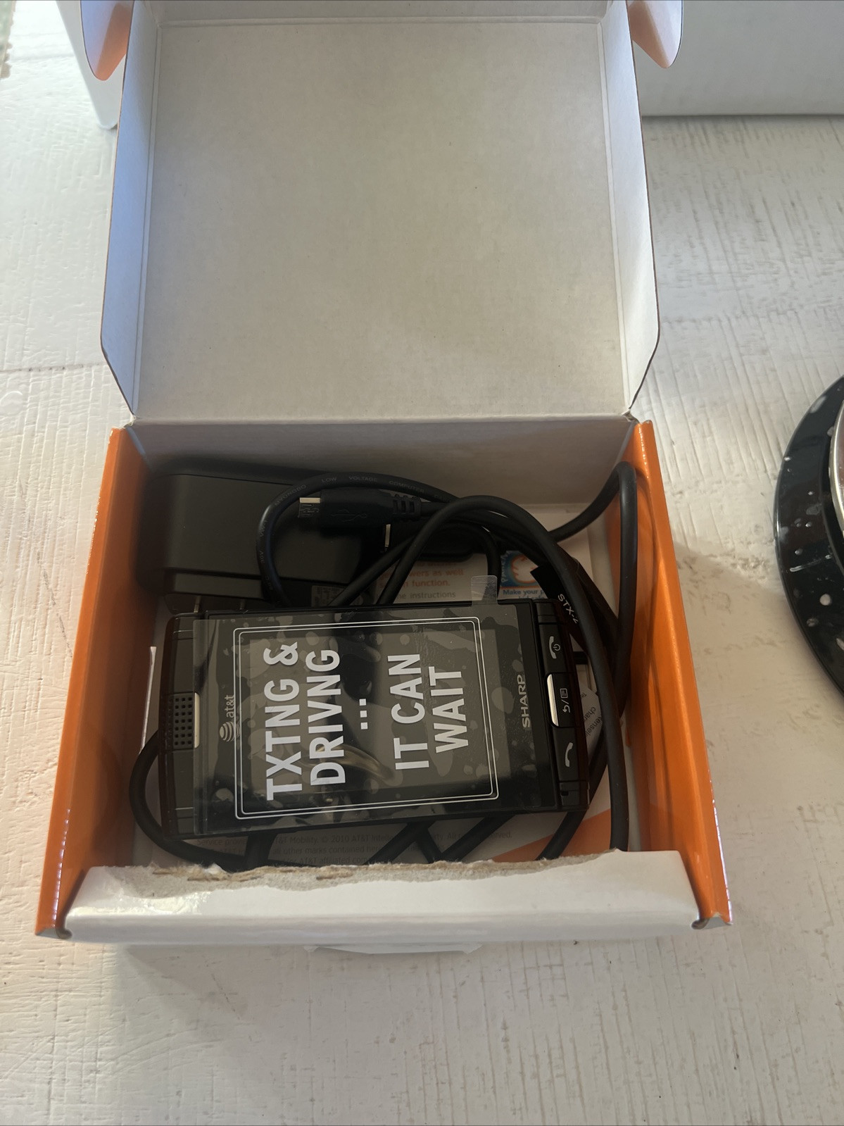 SHARP STX-2 (AT&T) Smartphone Black 3G – Tested – Works!