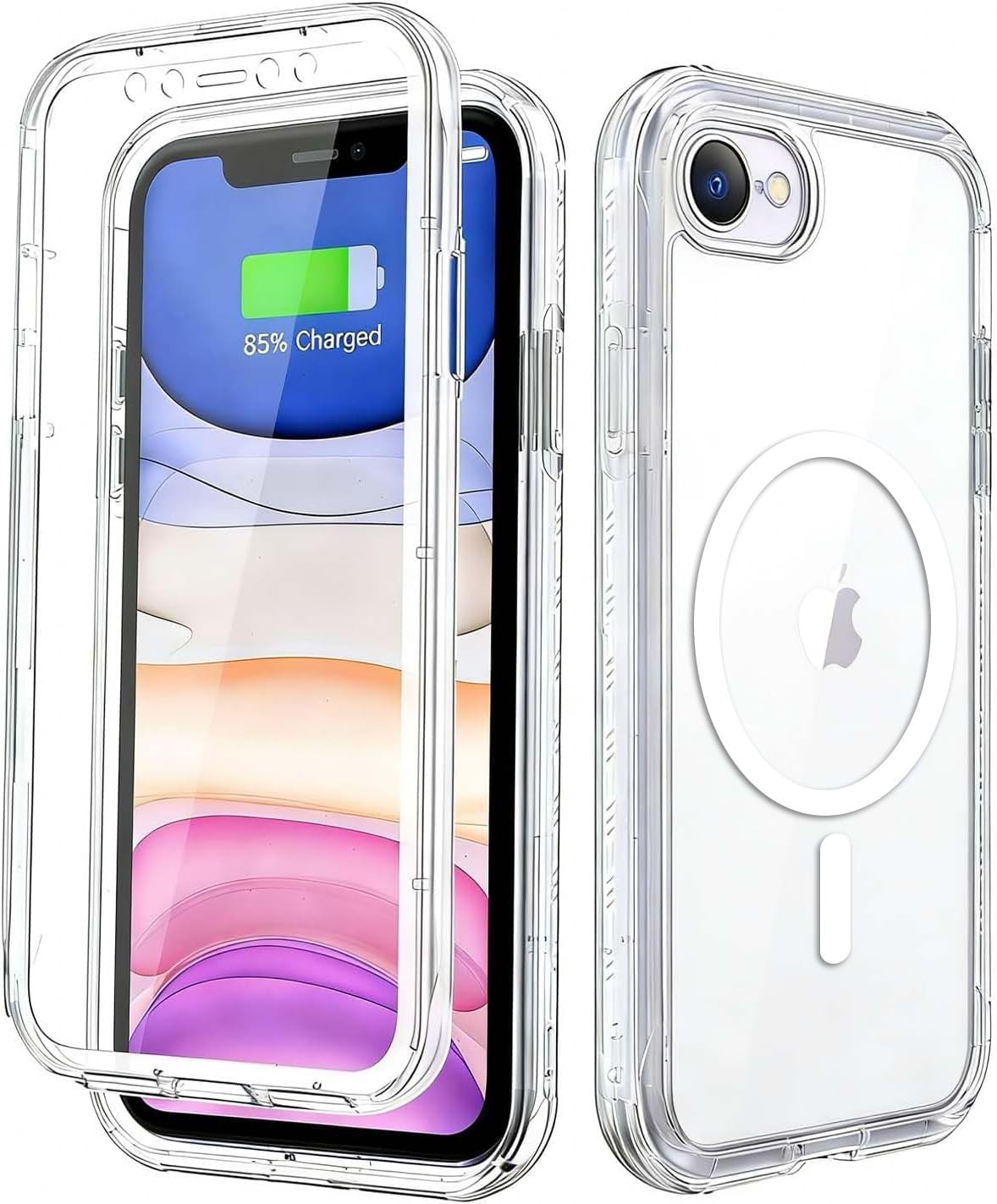 Full-Body Rugged Protection Case for iPhone 17e/16e with Built-in Screen Protect