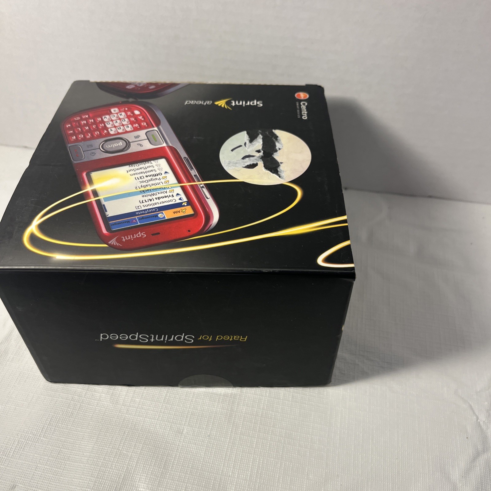 Palm Centro Sprint Wireless PDA Touchscreen Phone with Box EUC ( Power Tested)