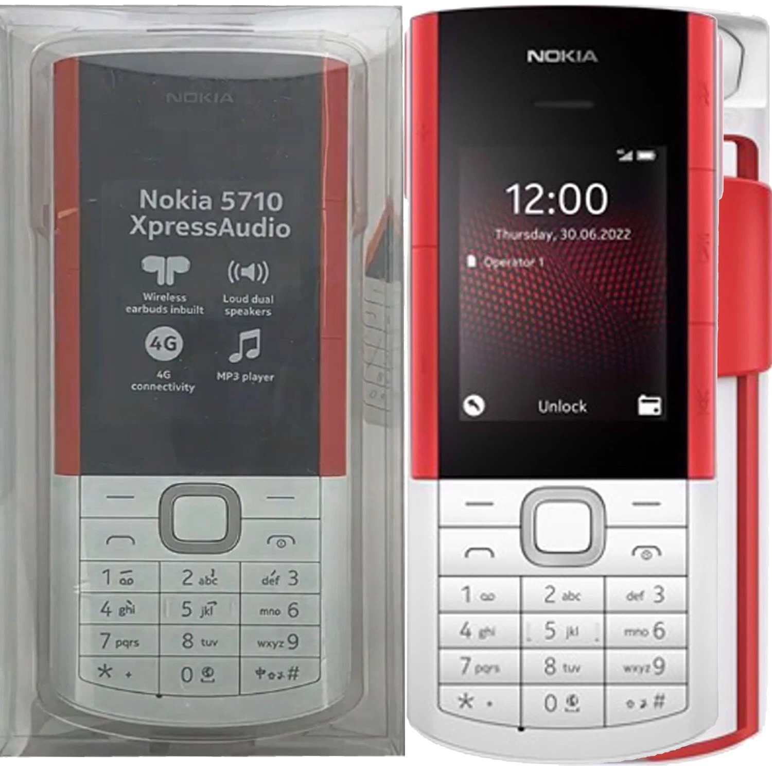Nokia 5710 XA 4G/LTE White 128MB + 48MB Single-SIM Factory Unlocked GSM NEW