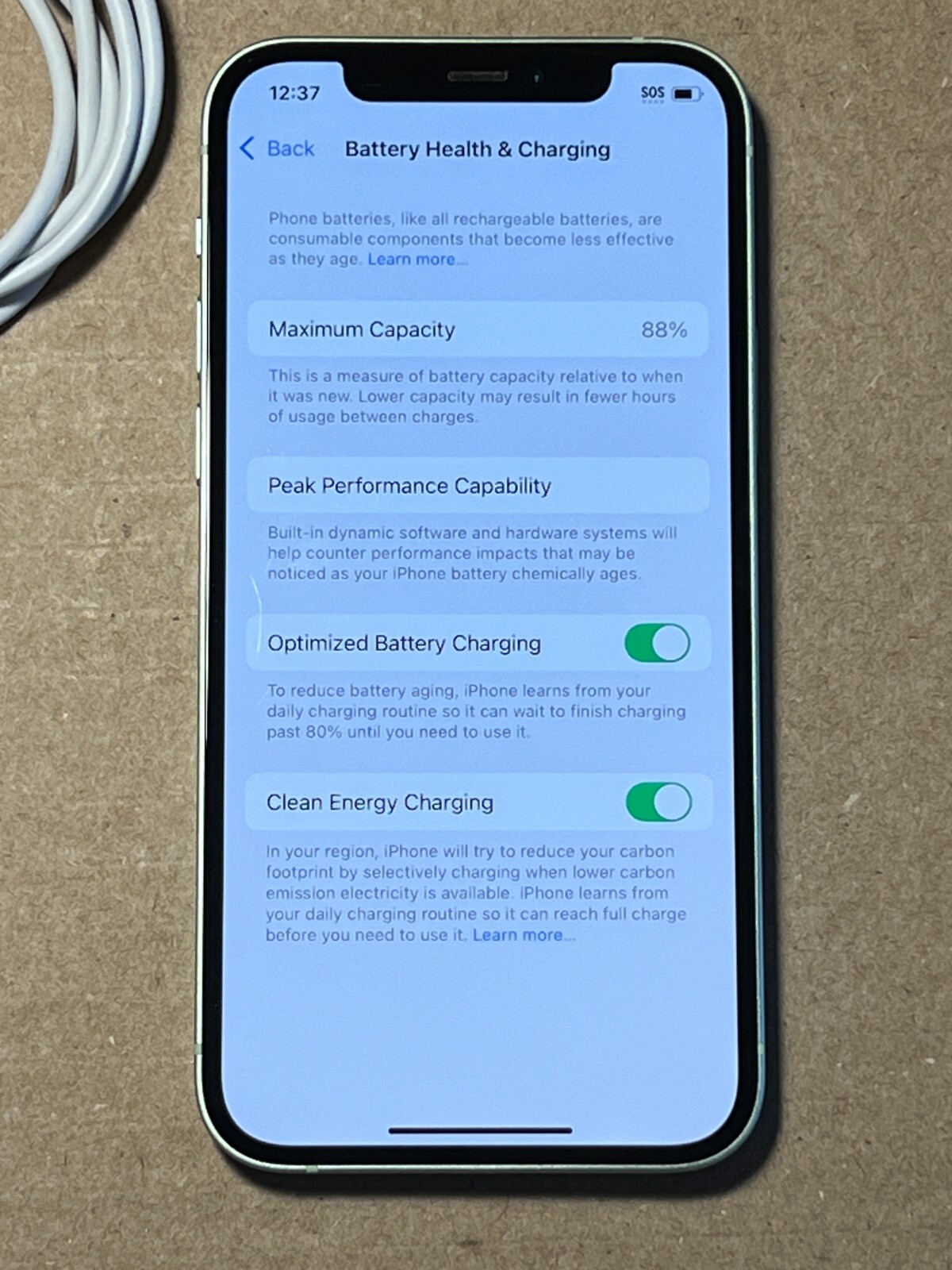 Apple iPhone 12 – 128GB Green Unlocked (CDMA + GSM) A2172 Read