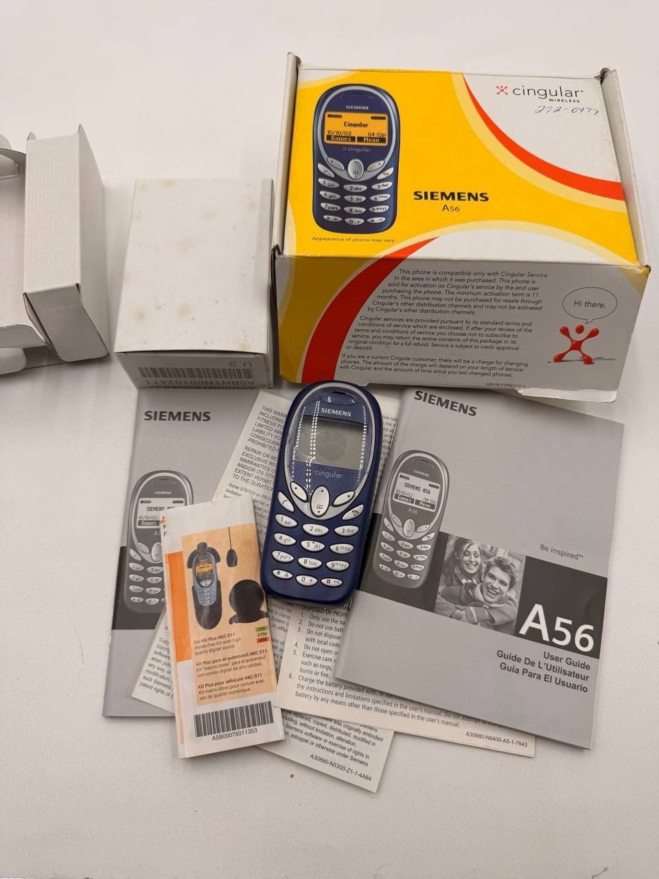 Vintage Siemens A56 (Cingular Wireless) – Complete in Box – Rare Collectible!
