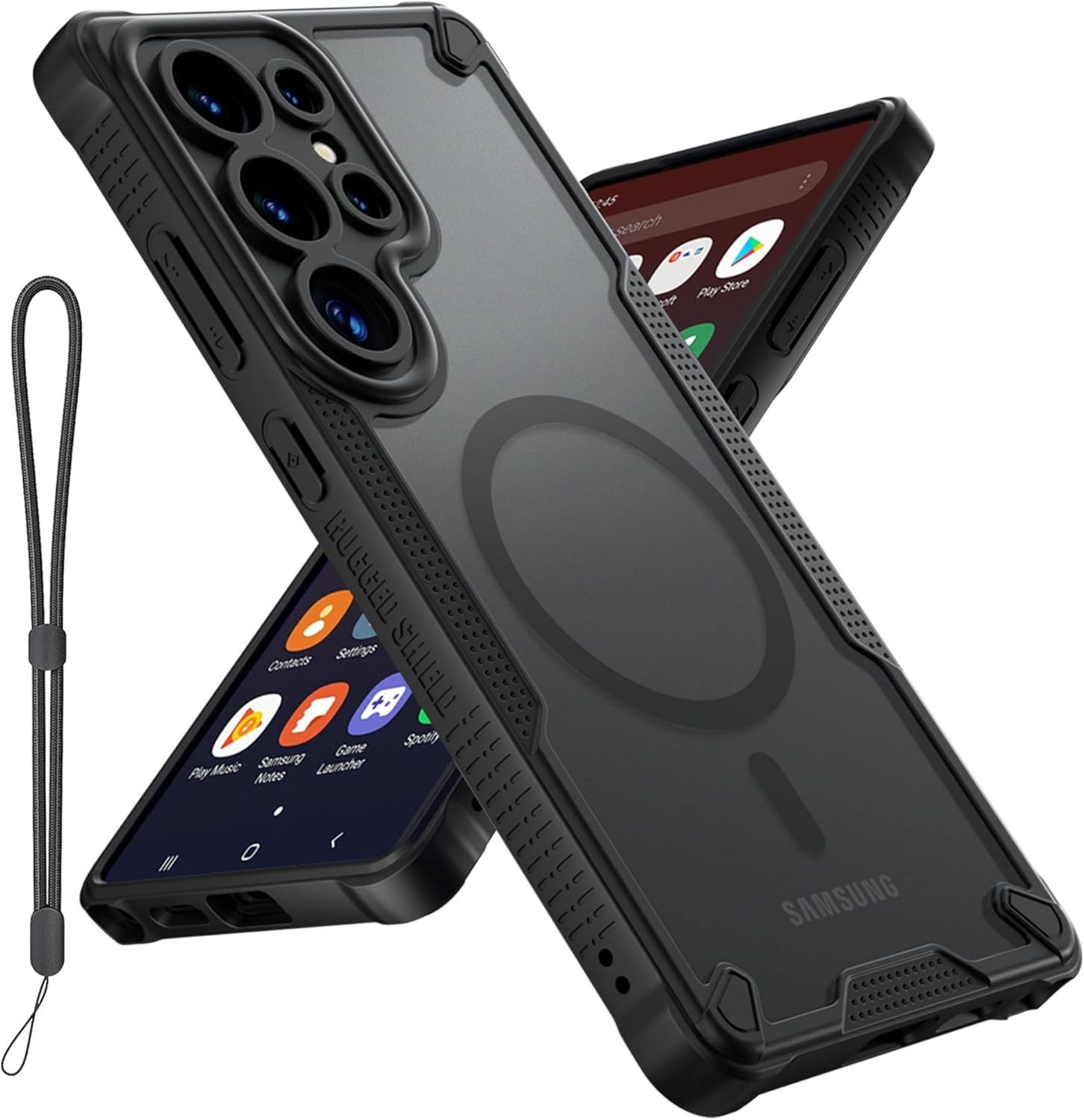 For Samsung Galaxy S25 Ultra 5G Case w/ Translucent Matte Slim Shockproof Cover