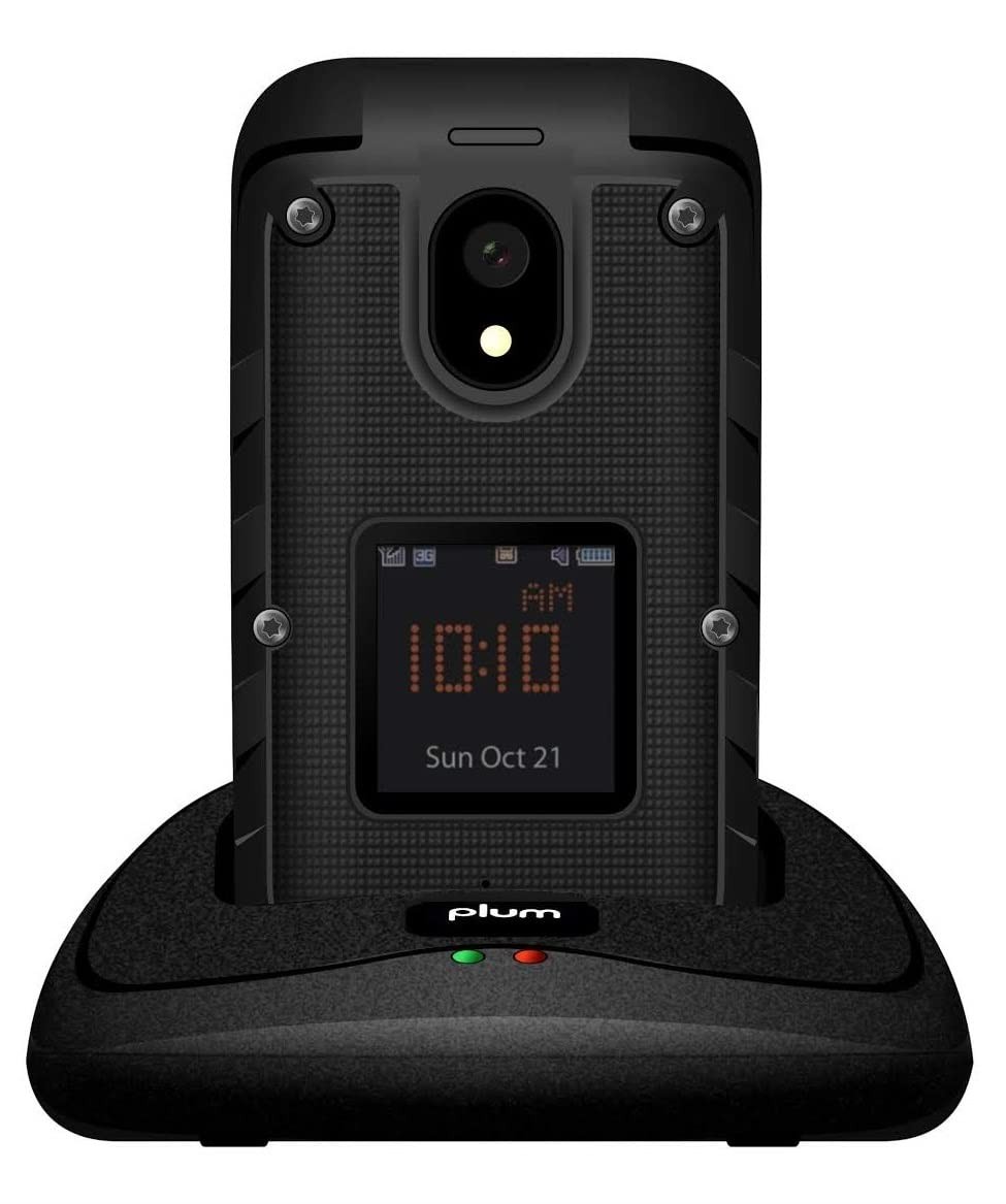 RAM Plus 4G Volte Unlocked Rugged Flip Phone 2022 Model ATT Tmobile – Black