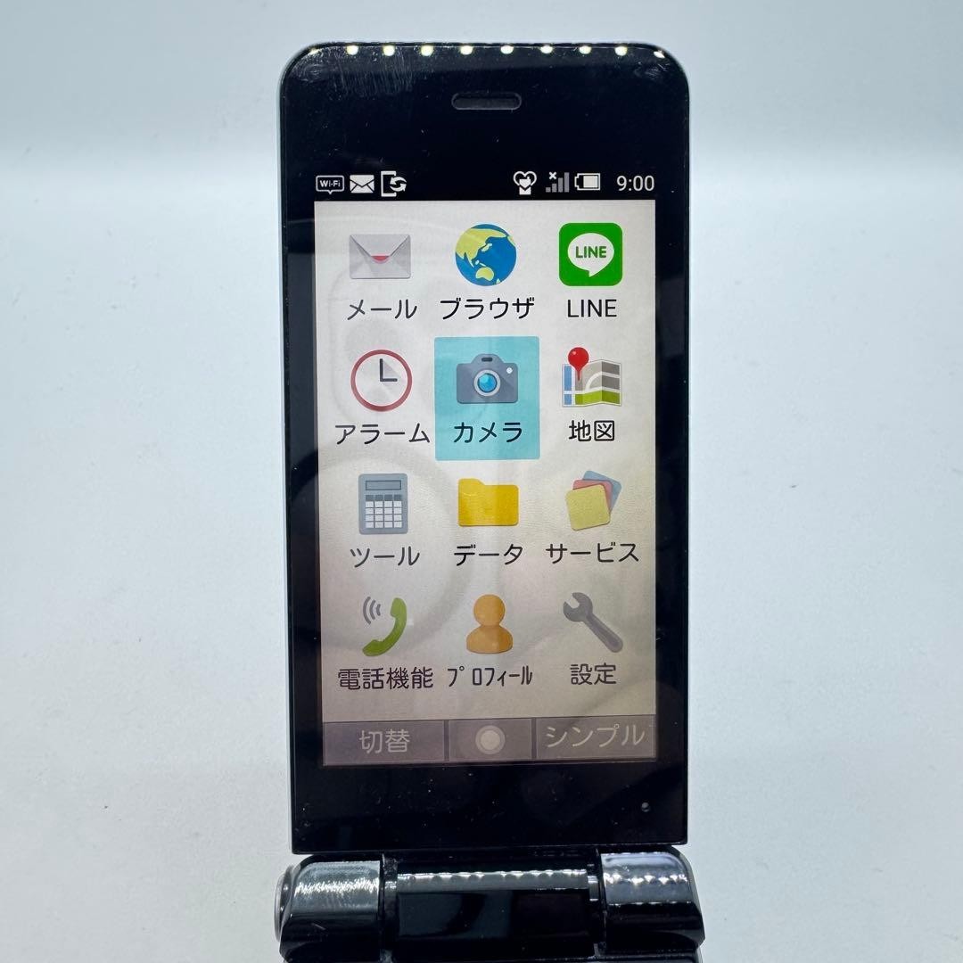 SHARP AQUOS KEITAI 2 601SH Black SoftBank Android Flip Phone Unlocked From Japan