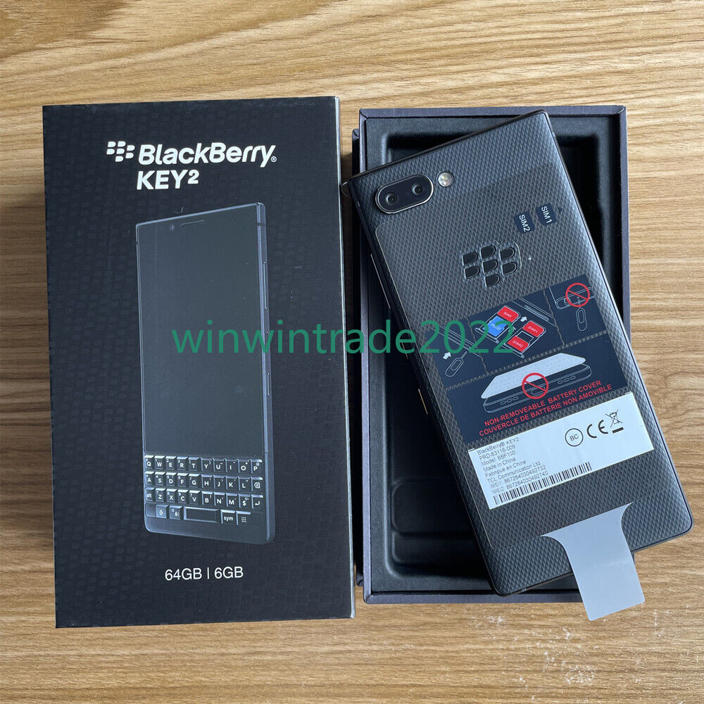 BlackBerry KEY2 Single/Dual SIM 64GB/128GB Unlocked 3500mAh NewSealed Smartphone
