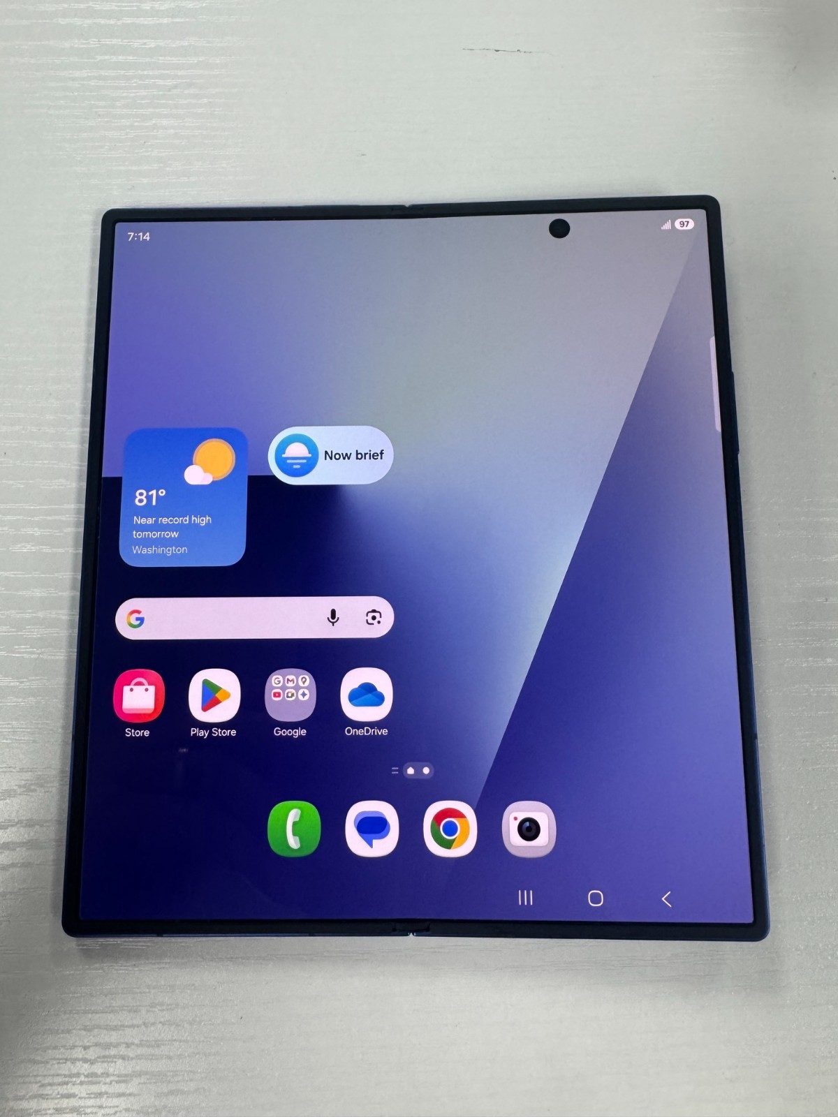 Samsung Galaxy Z Fold 7 – SM-F966U – 512GB – Blue (Unlocked) Excellent