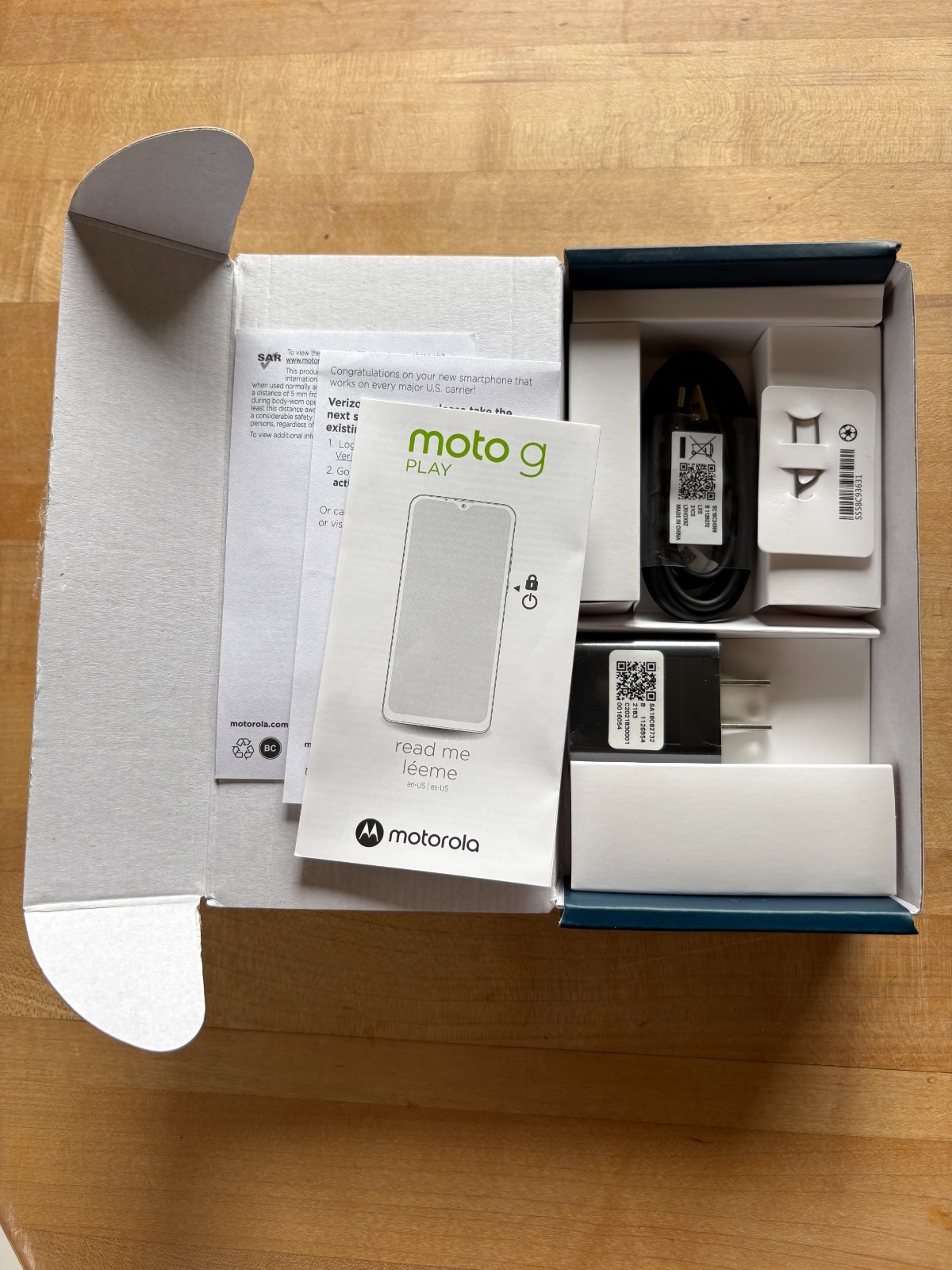 Motorola Moto G Play (2021) XT2093-4 32GB Misty Blue GSM Unlocked – Excellent