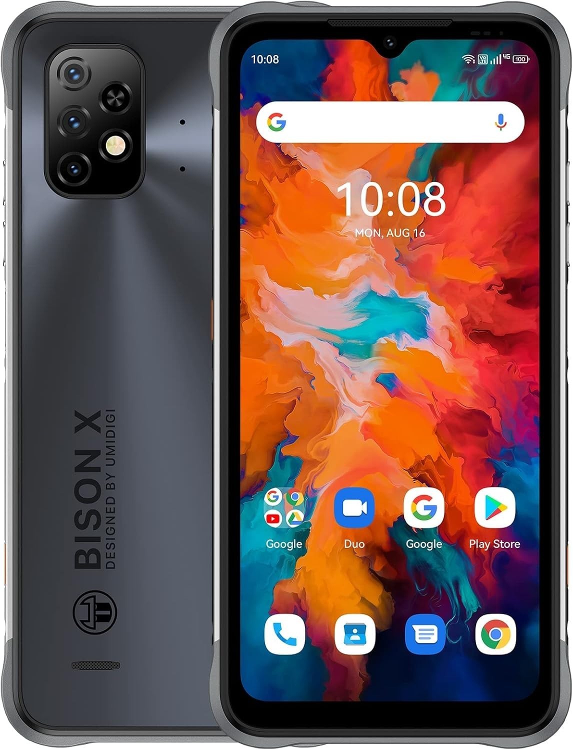 UMIDIGI BISON X10 4G+64GB IP68 Waterproof Unlocked Smartphone