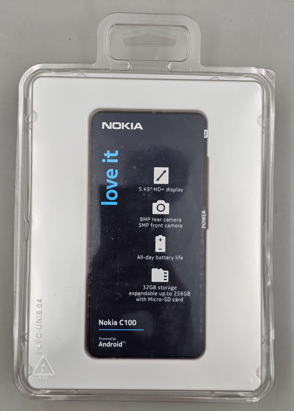 Straight Talk Nokia C100 STNKN152DCP WP 32GB ROM Prepaid Smartphone Black