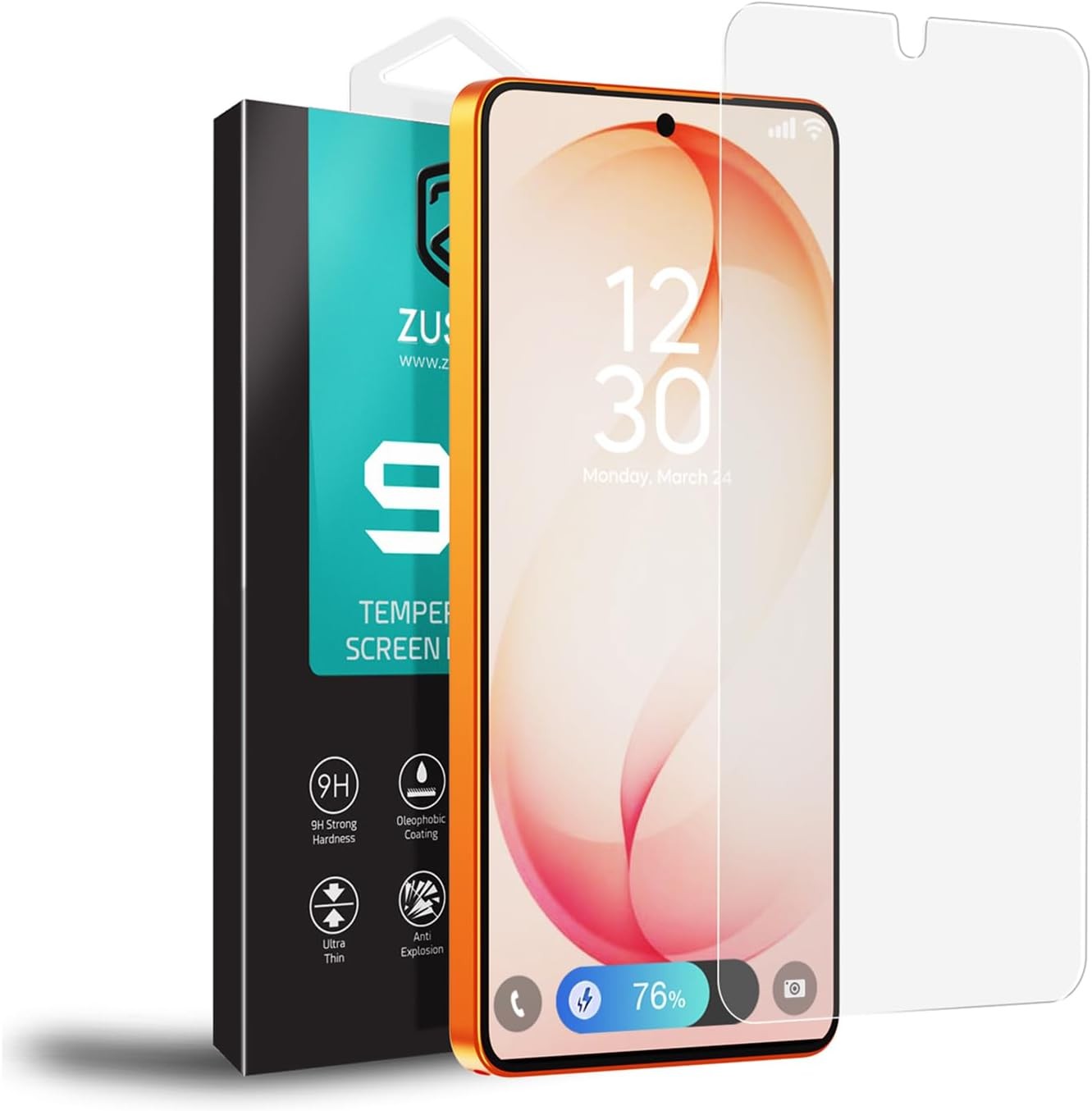 SAMSUNG Galaxy S26 Ultra 6.9 Inch Clear Tempered Glass Screen Protector 1PC
