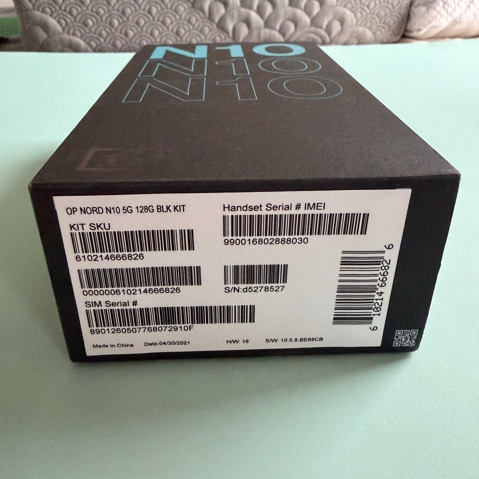 OnePlus Nord N10 5G – 128 GB – Midnight Ice (T-Mobile)