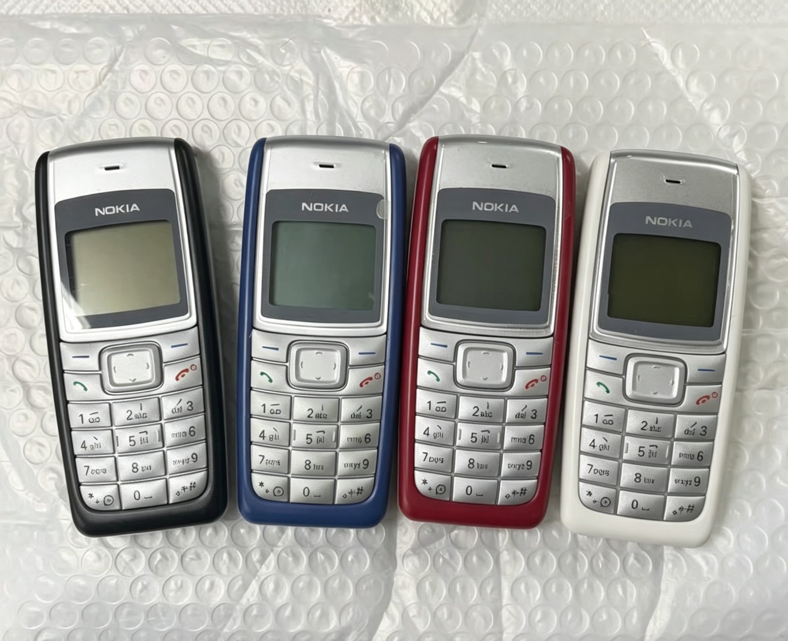 Unlocked Nokia 1110 Basic Bar Phone, 2G/3G/4G Backup Cell New Battery Unlocked